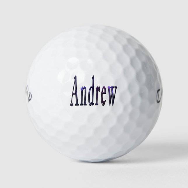 Männer genannt Andrew, Golfball (Vorderseite)