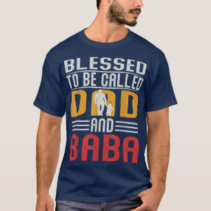 Männer gesegnet, als Vater und Baba-Vatertag bezei T-Shirt