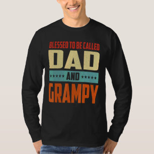 Männer gesegnet, als Vater und grauenhaft Vintag F T-Shirt