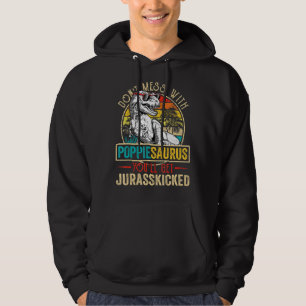 Männer gestört Poppiesaurus Dinosaurier Rex Fath Hoodie
