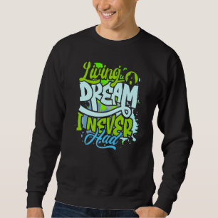 Männer Graffiti-Slogans und Zitate Voll Farbige Sc Sweatshirt