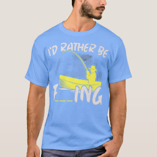 Männer haben einen Crappie Day Salzwasserfischerei T-Shirt