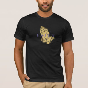 Männer Hände des T - Shirt des Gebet