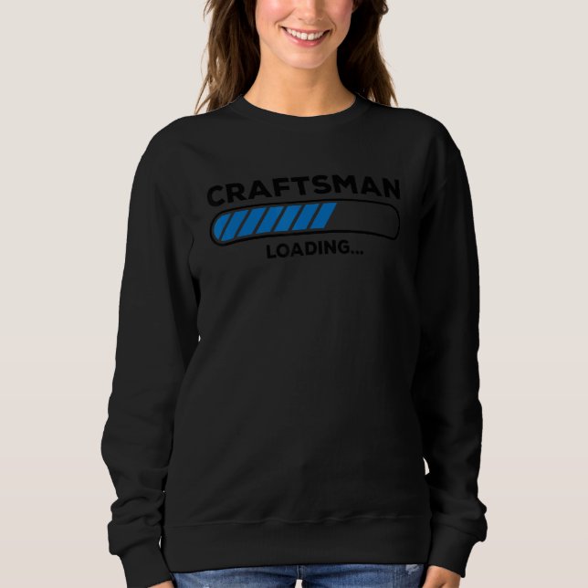 Männer Handwerker Ladearbeiter Handwerker Elektrik Sweatshirt (Vorderseite)