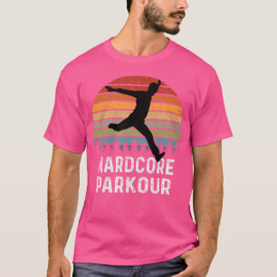 Männer Hardcore Parkour Retro T-Shirt