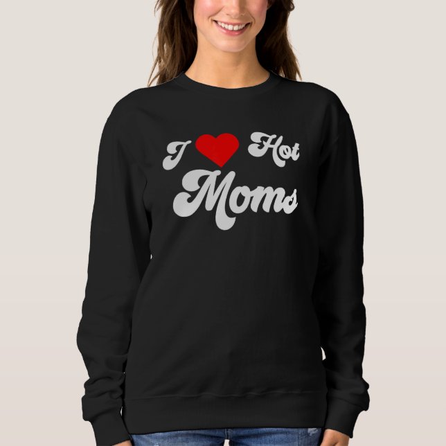 Männer I Liebe Warme Mamas Sweatshirt (Vorderseite)