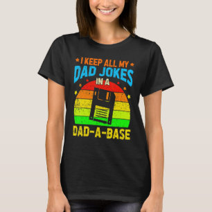 Männer Ich Bewahre Alle Meine Papa-Witze In Einer T-Shirt