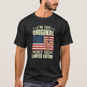Männer ich bin das Original seit 1983 Coole Retro- T-Shirt