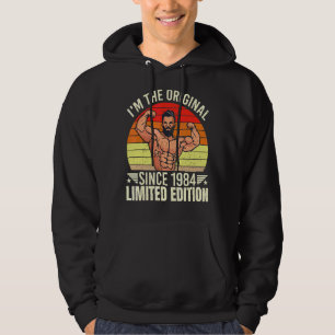 Männer ich bin das Original seit 1984 Coole Retro- Hoodie