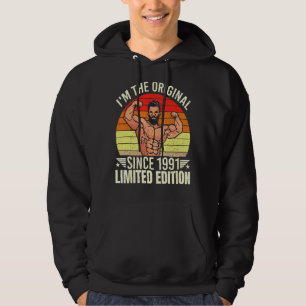 Männer ich bin das Original seit 1991 Coole Retro- Hoodie