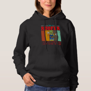 Männer Ich bin ein Dachdecker Höre nicht auf wenn  Hoodie