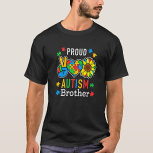Männer Ich bin ein stolzer Autismus-Bruder Autismu T-Shirt