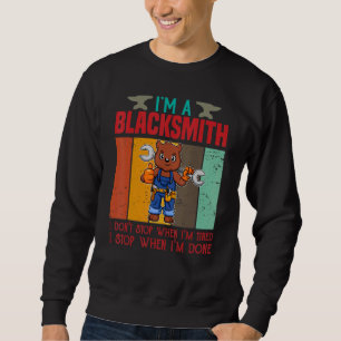 Männer, ich bin Schmidt, ich höre nicht auf, wenn  Sweatshirt