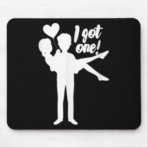 Männer Ich habe einen Bräutigam Braut Hochzeit Jun Mousepad