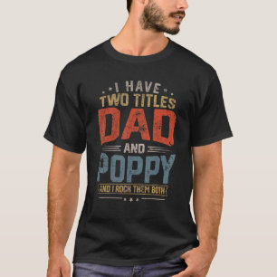 Männer Ich habe zwei Dad und Oma Retro Vintage Vat T-Shirt