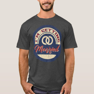 Männer Ich heirate Lustiger Bräutigam Junggesellen T-Shirt