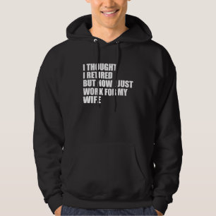 Männer Ich versuchte in den Ruhestand zu gehen, ab Hoodie