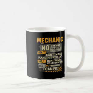 Männer ignorieren Ihren mechanischen Spaß nicht Kaffeetasse