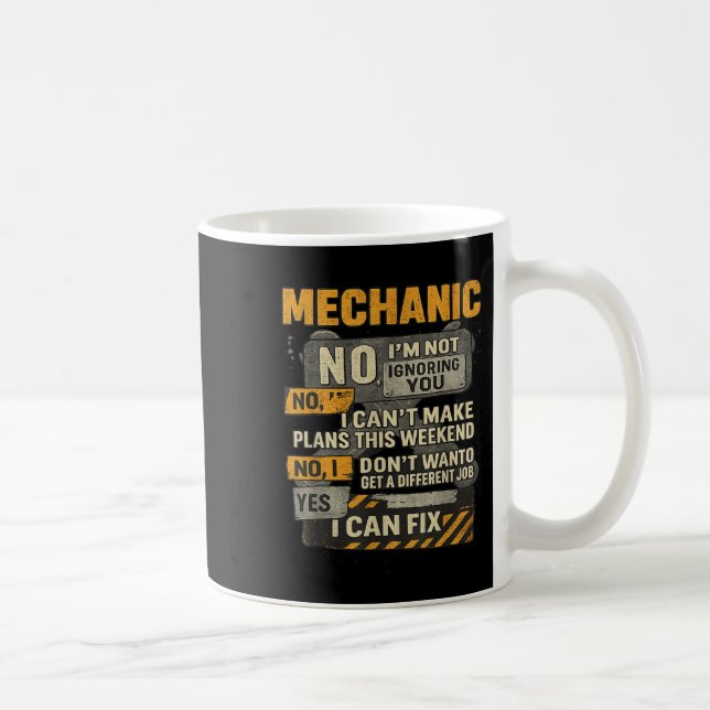 Männer ignorieren Ihren mechanischen Spaß nicht Kaffeetasse (Rechts)