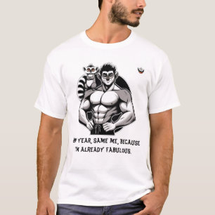 Männer im neuen Jahr, gleich ich T-Shirt