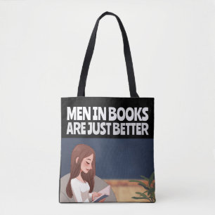 MÄNNER IN BÜCHERN SIND NUR BESSERE BUCHTASCHE TASC