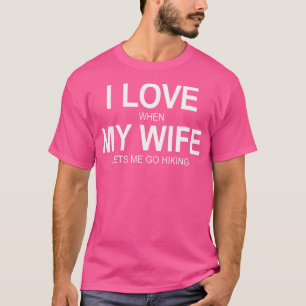 Männer in der Liebe, wenn meine Ehefrau mir Lasse T-Shirt
