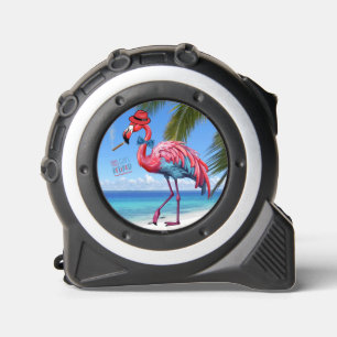 Männer in diesem TYP RETIRED Flamingo Tropical Bea Maßband