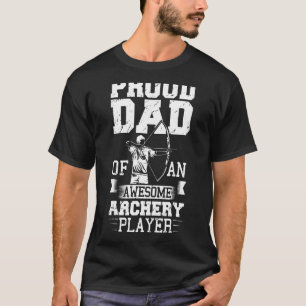 Männer Jagdausrüstung Bogenschießen Vater Arrow Ar T-Shirt