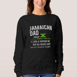 Männer Jamaikanischer Vater Definition   Vatertag  Sweatshirt