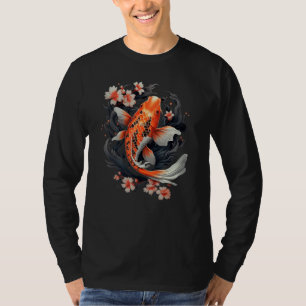 Männer Japanischer Koi Karpfen Nishikigoi Fisch Ja T-Shirt