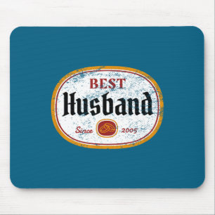 Männer-Jubiläum Ehemann seit Grafik Kunst Mousepad