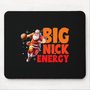 Männer Jungen Big Nick Energie Weihnachten Basketb Mousepad