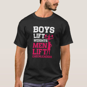 Männer Jungen Lift Weichteile Männer Aufzüge Cheer T-Shirt