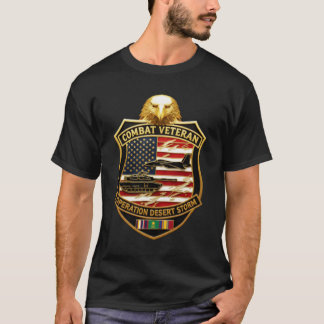 Männer Kampf Veteran Operation Desert Storm T-Shirt
