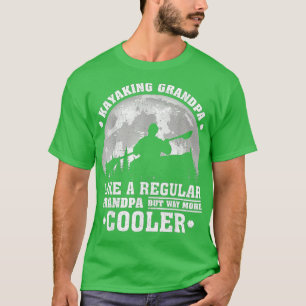 Männer Kanufahren Opa Lustig Mond Vintage Kanufahr T-Shirt
