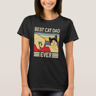Männer Katze Daddy Kätzchen Vater Bester Katzenvat T-Shirt