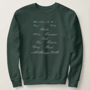 Männer/Kinder mit unisex-Namen an der Vorderseite Sweatshirt