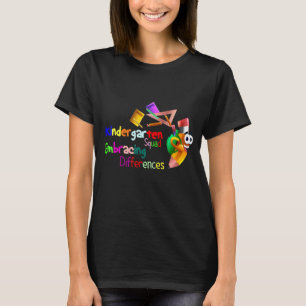 Männer Kindergarten-Gruppe Akzeptiert Unterschiede T-Shirt