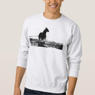 Männer Kleidung Asche Sweatshirt Running Horning D