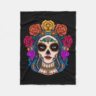 Männer La Catrina Tag der Regierungsbehörde Dia Fleecedecke