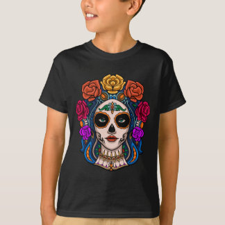 Männer La Catrina Tag der Regierungsbehörde Dia T-Shirt
