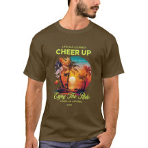 MÄNNER LEBENSREISE AUFMUNTERN T SHIRT