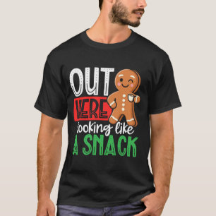 Männer Lebkuchenmann hier draußen, der wie ein Sna T-Shirt