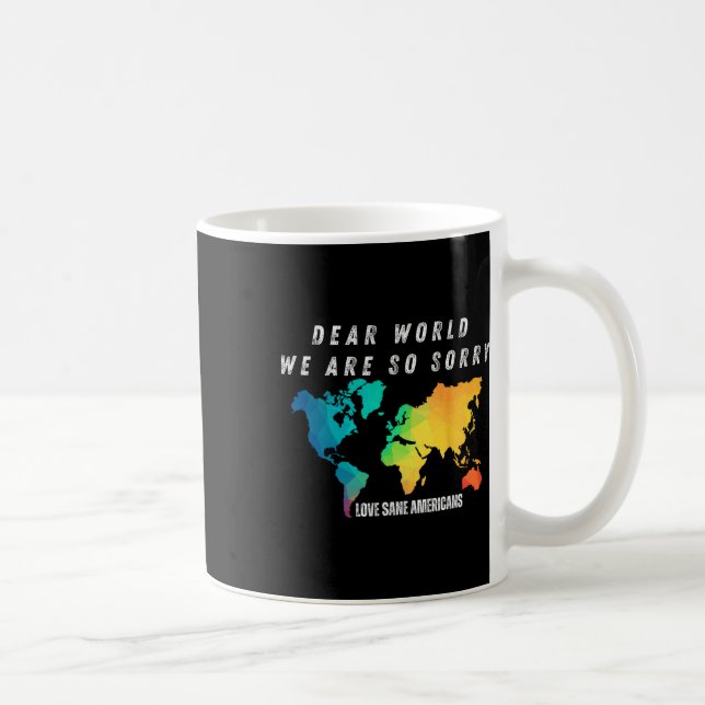 Männer Lieber Welt  Kaffeetasse (Rechts)