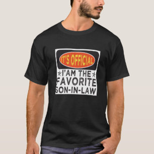 Männer Lieblingsschwiegersohn von Schwiegermutter  T-Shirt