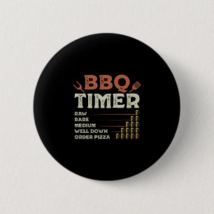 Männer lustiger BBQ-Grill-Chef Grilling-Master Bar Button