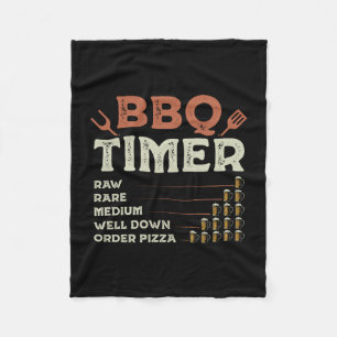 Männer lustiger BBQ-Grill-Chef Grilling-Master Bar Fleecedecke