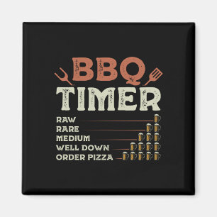 Männer lustiger BBQ-Grill-Chef Grilling-Master Bar Magnet