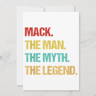 Männer Mack Der Mann Der Mythos Die Legende Einladung