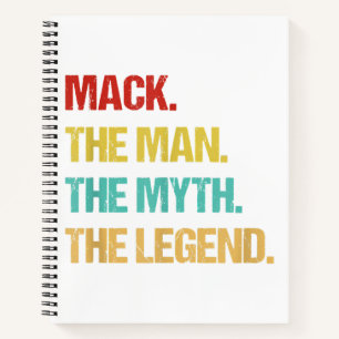 Männer Mack Der Mann Der Mythos Die Legende Notizbuch